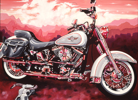 Silver & White Heritage / Harley & Indian